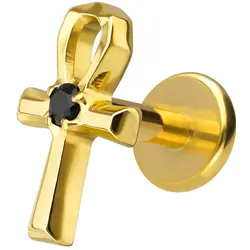 Titan Labret mit Innengewinde ANKH