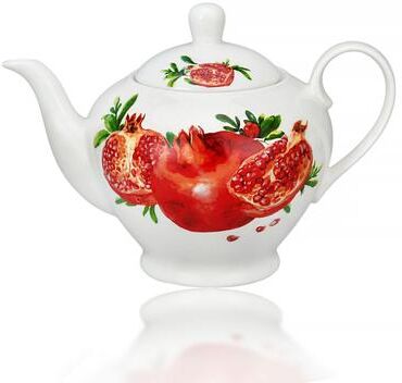 STP Goods Sweet Pomegranate Porcelain Teapot 40 oz. - 40.6 fl oz (1200 ml)