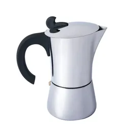 Basic Nature Espresso Maker Edelstahl 4 Tassen - STK - 1631