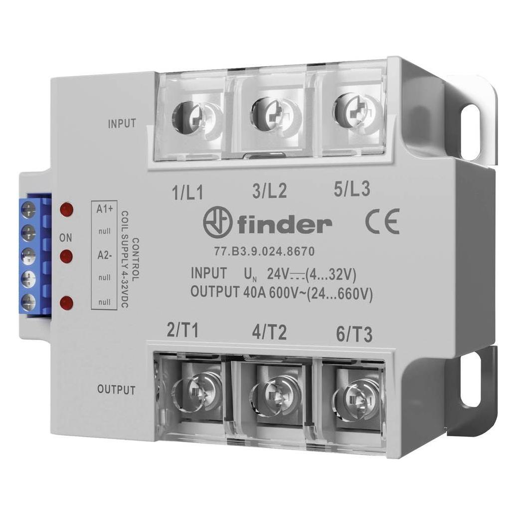 Finder Elektronisches Lastrelais, 40 A 77.B3.9.024.8671 (77B390248671)