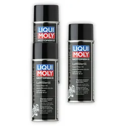 3x Motorbike Luftfilteröl Spray LIQUI MOLY 1604 Motorrad Luftfilter Filter Öl 400ml