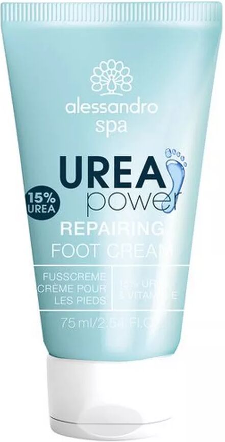 Alessandro - Urea Power Fusscreme, Alessandro Spa Foot, 75 ml, Hellblau