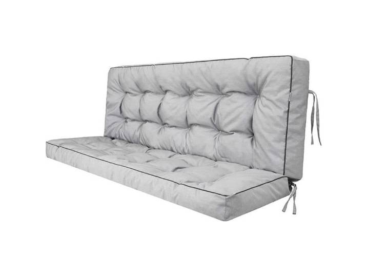 Coussin pour palette extérieur balancelle banc de jardin avec dossier. Imperméable et de qualité supérieure – L - 150 CM