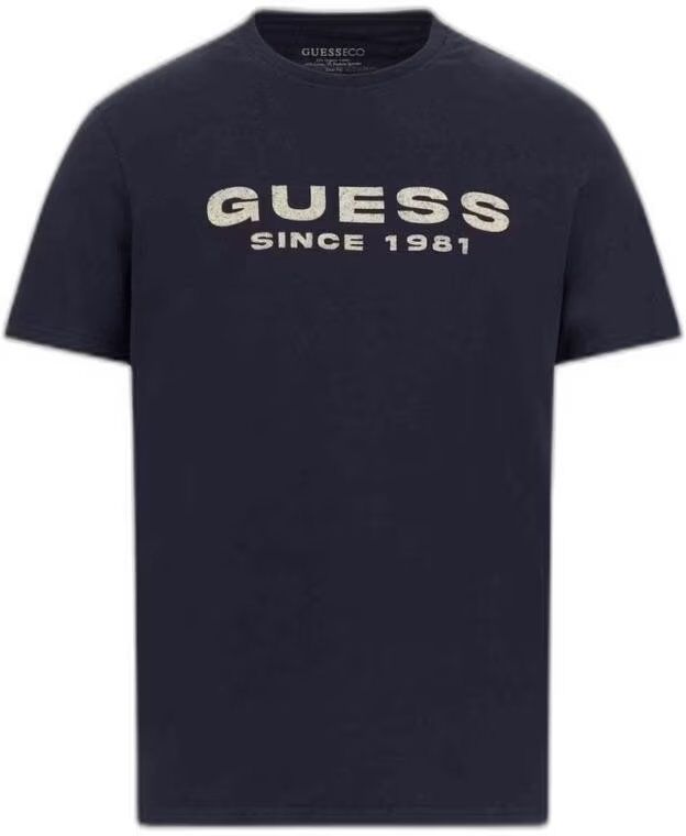 Guess Camiseta Logo Tee Azul Hombre M Hombre