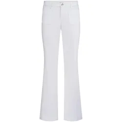 Bootcut Fit-Jeans Peter Hahn weiss, 22