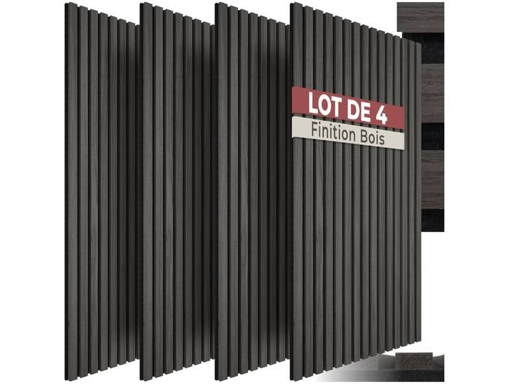 Panneaux acoustiques Sonic Wall III aspect bois - chêne noir