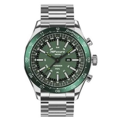HiFuture Smartwatch GO PRO2 SILVER GREEN SMARTWATCH - ZEGAREK (6972576182364)
