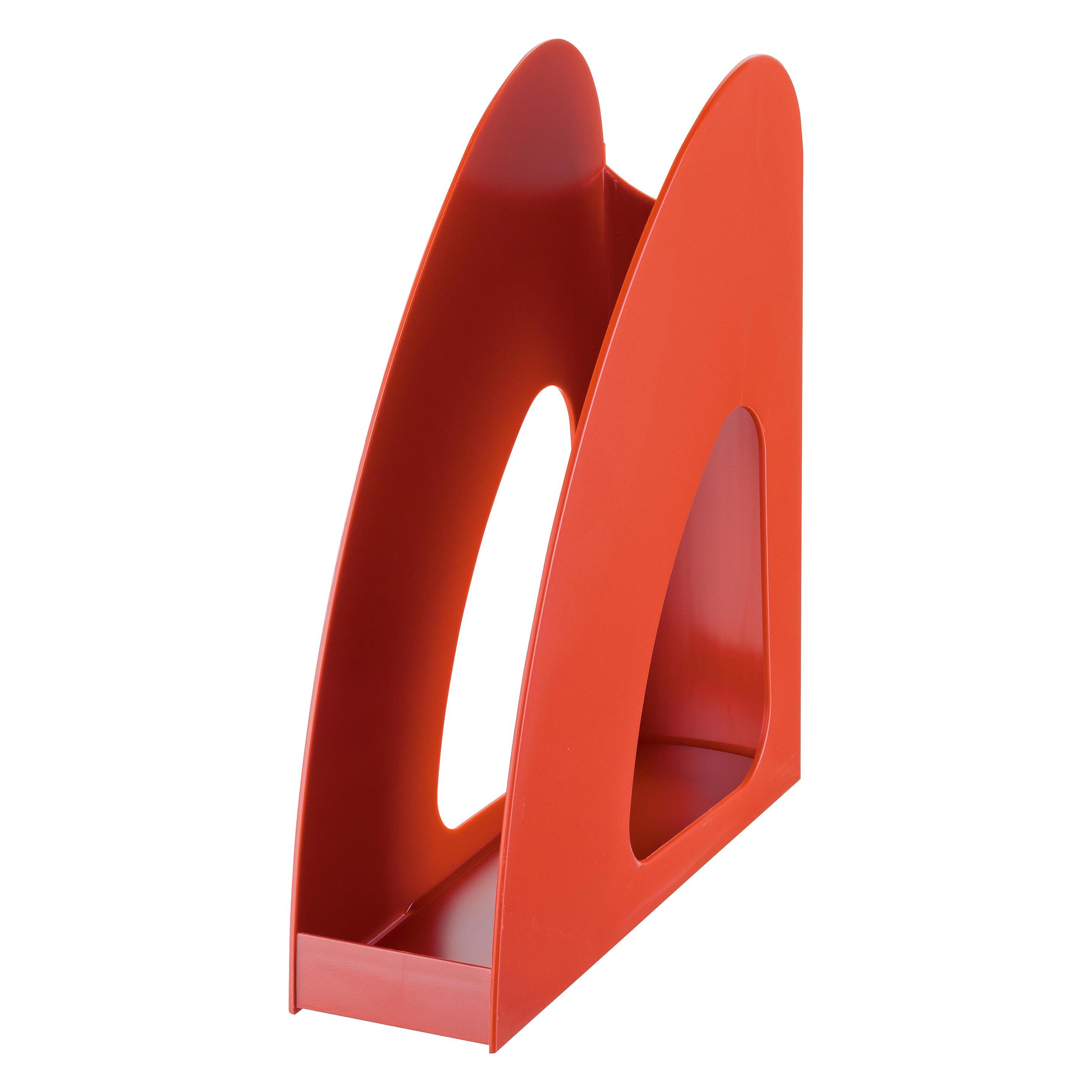 Han Stehsammler TWIN 7,6x25,6x23,9 cm (BxHxT) DIN C4 Werkstoff: Polystyrol rot (C4) (1610-17)