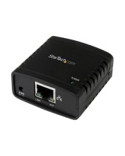 StarTech.com 10/100 Mbit/s Ethernet auf USB 2.0 Netzwerk LPR Printserver Druckserver / Print Server mit Auto-sensing Schwarz (PM1115U2)