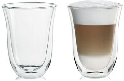DeLonghi 5 Oz. Latte Glasses (2-pack)