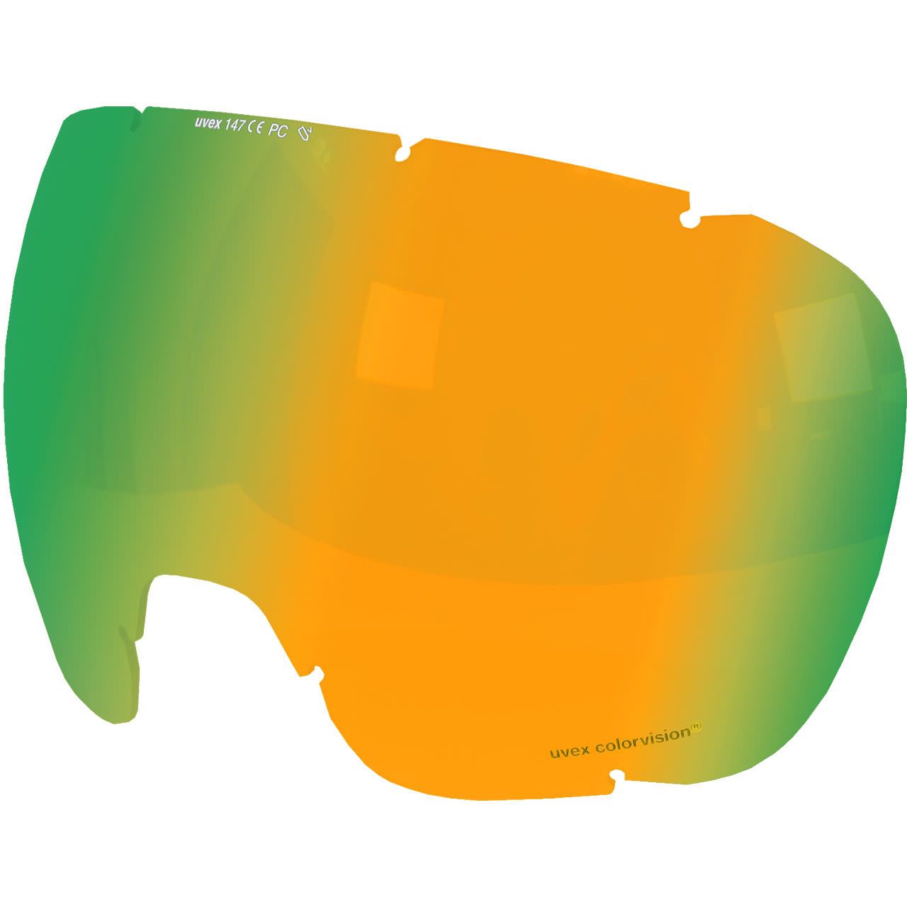 Uvex Contest ESS Ersatzscheibe SL orange-green