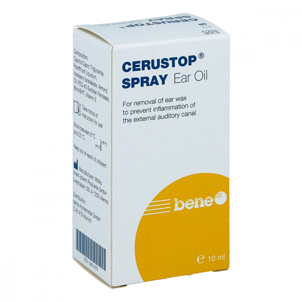bene Arzneimittel GmbH Cerustop Ohrenöl-spray 03674578