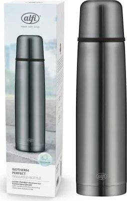 alfi Isolierflasche ISOTHERM PERFECT grau 1,0 l