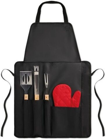Tablier barbecue personnalisé DONAU EAST PET noir
