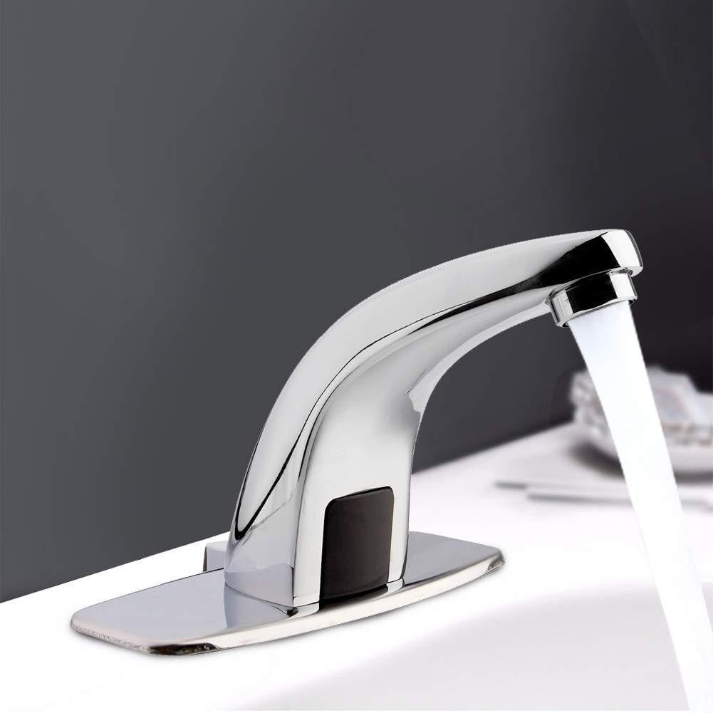 Dripio Infraroodsensor kraan van messing met waterbesparende functie en 30 cm detectiebereik