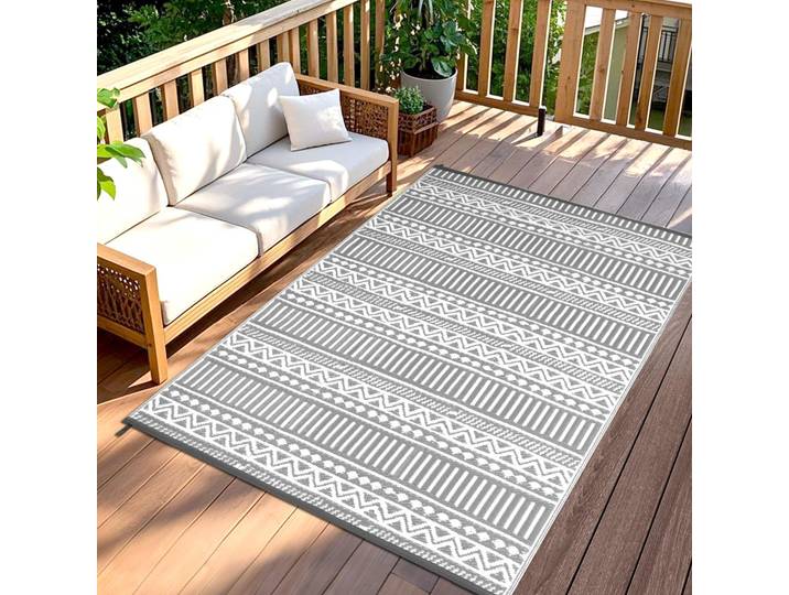 Tapis d'extérieur VIKAMA, tapis de sol antidérapant pour terrasse d'été, tapis de Camping et de pique-nique, tapis de zone intérieure, décoration de la maison