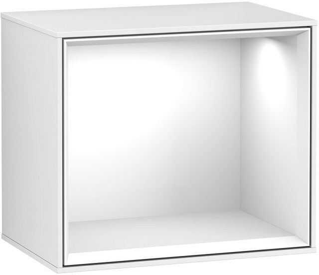 Villeroy und Boch Finion Regalmodul F580GFGF 41,8x35,6x27cm, Regal Glossy White, Glossy white lacquer