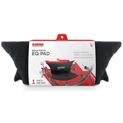 Evans EQ Pad Drumkissen Bassdrumkissen Bass Drum Kissen, Schlagzeug Zubehör, Schwarz