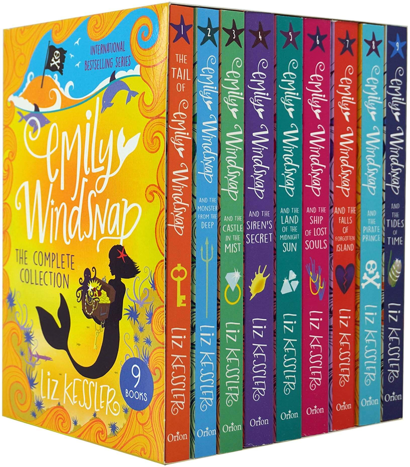 Emily Windsnap by Liz Kessler: Books 1-9 Complete Collection Set - Ages 9-14 - Paperback Orion Children's Books