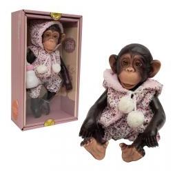 Askato Schimpansen-Affenpuppe in einem Känguru, 32 cm (65704067)