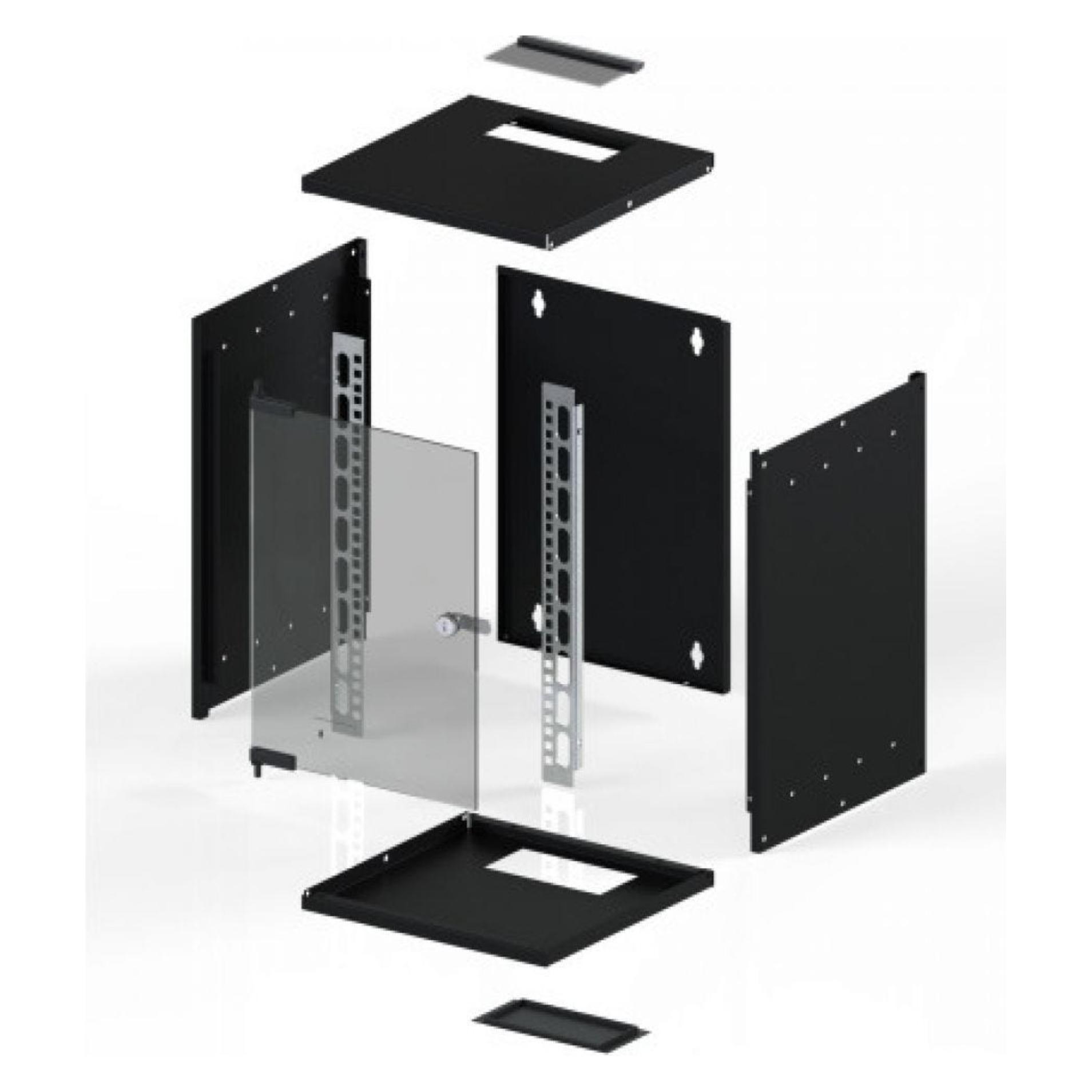 EFB Elektronik GmbH 48,30cm (19") Montageschiene 06HE für Wandgehäuse BASIC, Set 2 Stück (WGB-PRO06)