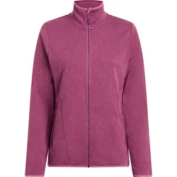 McKinley Damen Fleecejacke Roto II - Melange/Red Wine - 48