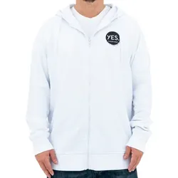YES YES Zip Hoodie 2022 white - M