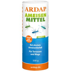 ARDAP Ameisenpulver Repell Ameisenmittel, insektizidfrei, für den Außenbereich, 500g