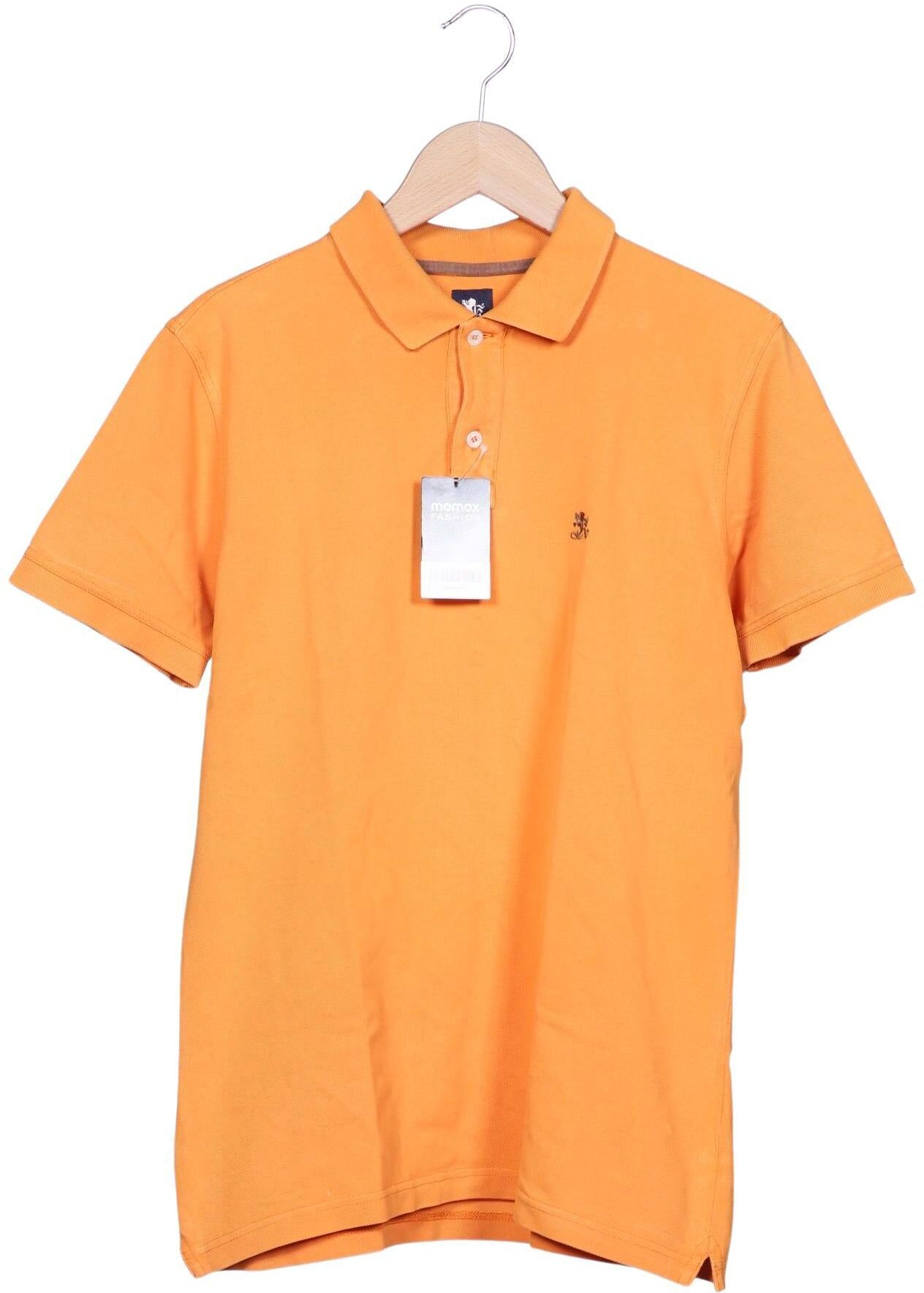 Otto Kern Herren Poloshirt, Orange, Gr. M, Baumwolle - Second Hand