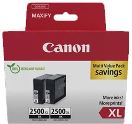 Canon PGI-2500BK XL x2 Multipack cartuchos