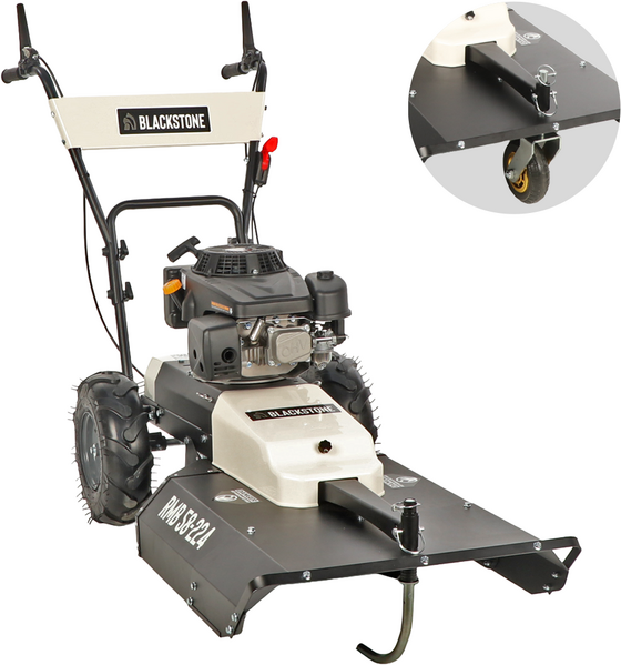 Blackstone RMB 58-224 - Tondeuse débroussailleuse thermique - Moteur Loncin LC1P75F 224 cm³