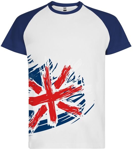 T-shirt personnalisé en polyester au toucher coton Forza 7/8 BANDERA REINO UNIDO