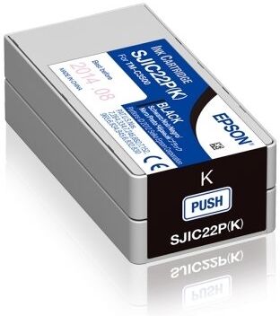 Epson Sjic22p(K) Blækpatron, Sort