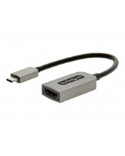 StarTech.com USB C to HDMI Adapter 4K 60Hz UHD Video HDR10 USB-C 2.0b Dongle Type-C DP Alt Mode Monitor/Display/Projector C Converter M/F Thunderbolt 3 Compatible Videoadapter männlich bis weiblich 13 cm Space-grau aktiv unterstützt 60 Hz 3840 x 2160 Moni (USBC-HDMI-CDP2HD4K60)