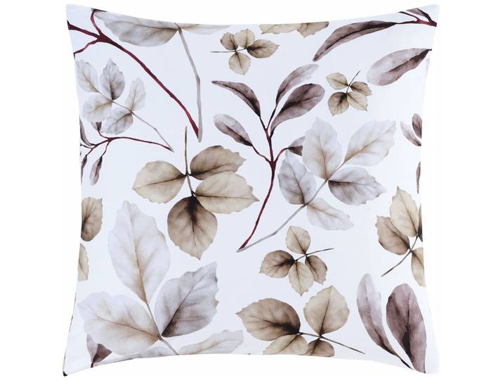 Kissenbezug Nika Mehrfarbig Blumenmuster Baumwolle B 65 T 65 cm - Kissenbezug