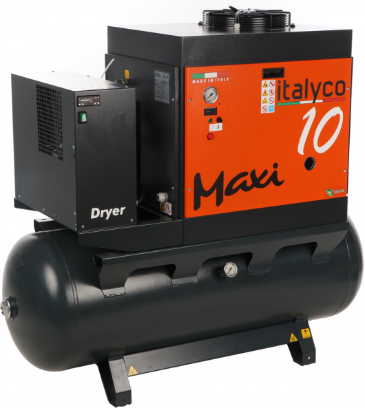 Italyco Maxi 10/270 D - Compresseur rotatif à vis - Pression max 10 bar