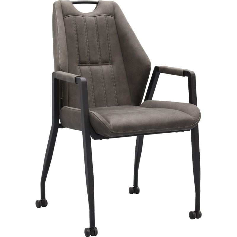 Eetkamerstoel Allure Antraciet van Budget Home Store