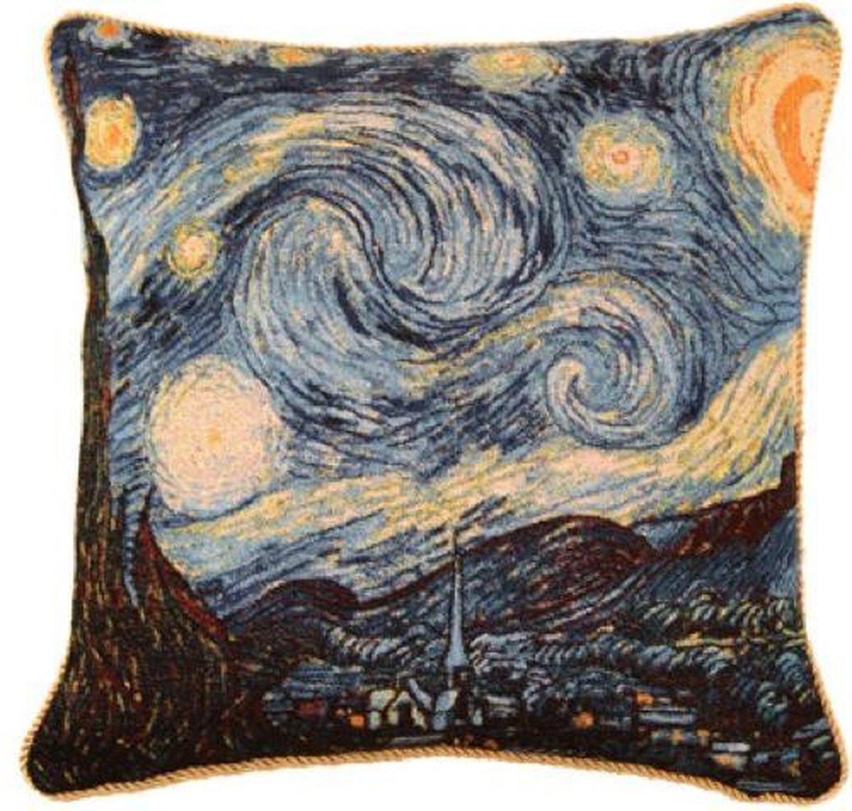 Signare Kussenhoes Gobelin Vincent van Gogh Sterrennacht 45 cm