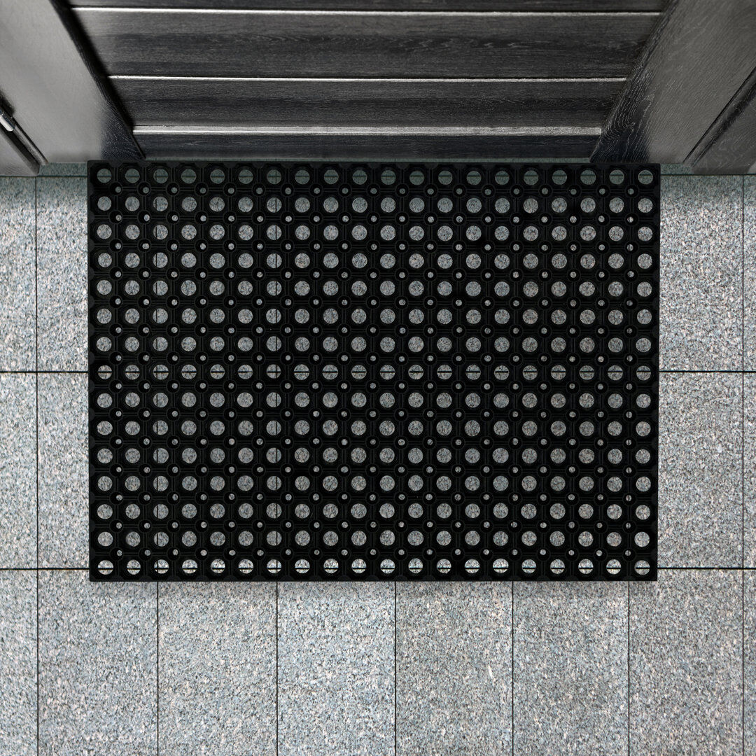 Floortex Non-Slip Doormat Black 100 x 150cm