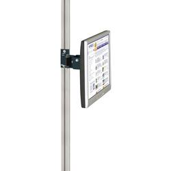 Manuflex ZB8290.7016 Monitorträger für CANTOLAB und ALU mit 80 mm-Doppelgelenk, VESA-Adapter 100 mm, in Anthrazit RAL 7016