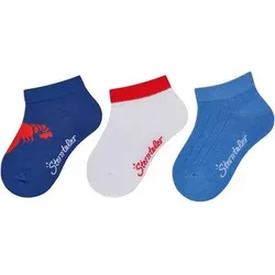 STERNTALER Sneaker Socken 3er-Pack Krebs, Größe 22 in Blau Blau
