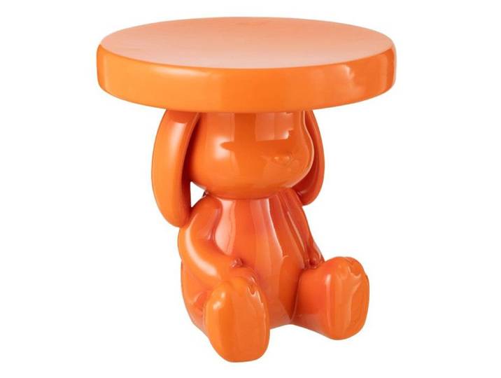 Table d'Appoint Design  Claudette  35cm Orange