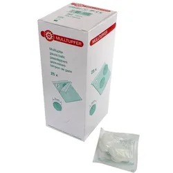 Noba Mulltupfer steril, ⌀ 3 cm, 25 sterile Sets à 2 Stück