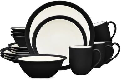 Noritake Colorwave 16-Piece Curve Dinnerware Set, Service for 4
