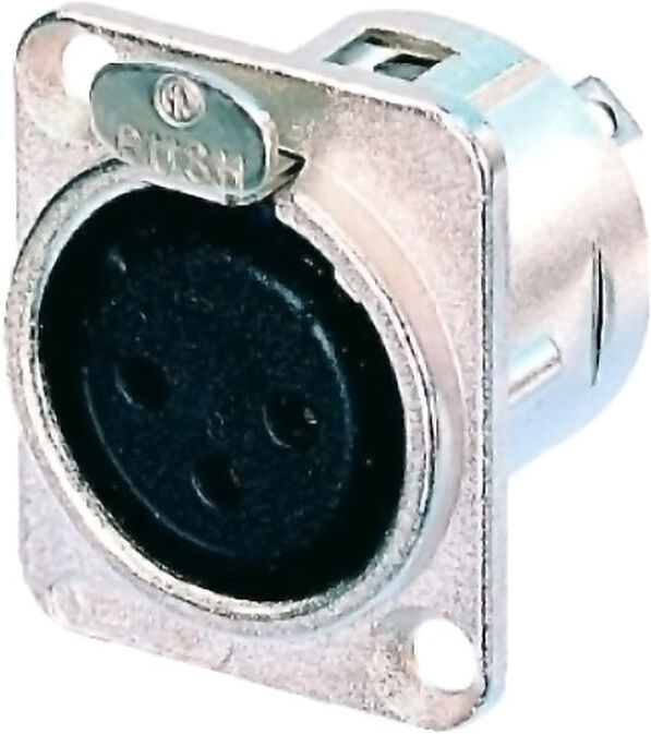 Neutrik Nc3fd-L-1 - 3-Pol Xlr Chassisstecker Female