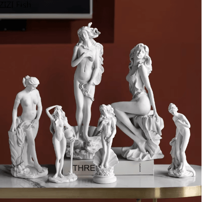 Venus Goddess Resin Sculpture Aesthetic Greek Mythology Desk Decor b