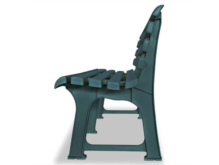 Promo“Banc de Jardin Vert 145 5 x 49 x 74 cm en plastique avec résistant aux intempéries pour Jardin et Terrasse 924509