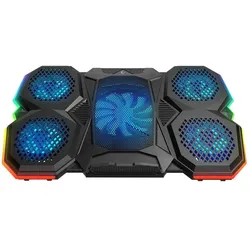 Rampage X-RANGER 9-17" RGB regulowana, Notebook Ständer, Mehrfarbig