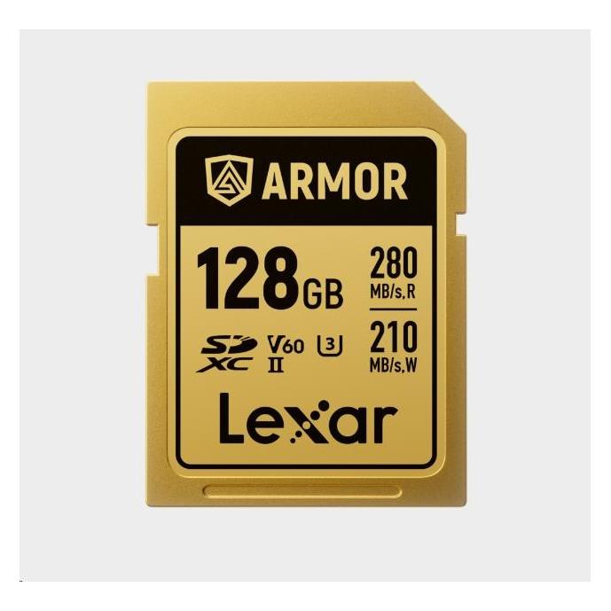 Lexar Armor Gold (128 GB, SDXC, UHS-II) (LSDAMGL128G-RNNNG)