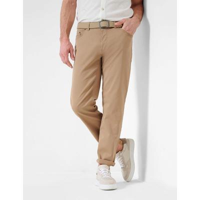 5-Pocket-Hose EUREX BY BRAX "Style CARLOS", Herren, Gr. 34, Länge 32, braun (hellbraun), Web, 97% Baumwolle, 3% Elasthan, regular fit, Hosen 5-Pocket-Hose, Exklusiv im Online-Shop: Style Carlos